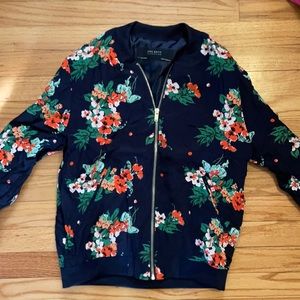 Zara floral bomber!